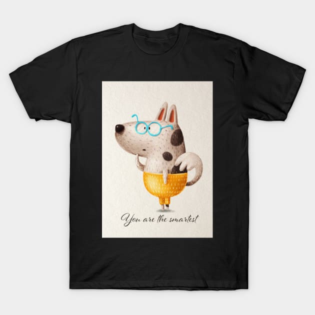 The smartest dog T-Shirt by CaptainPixel